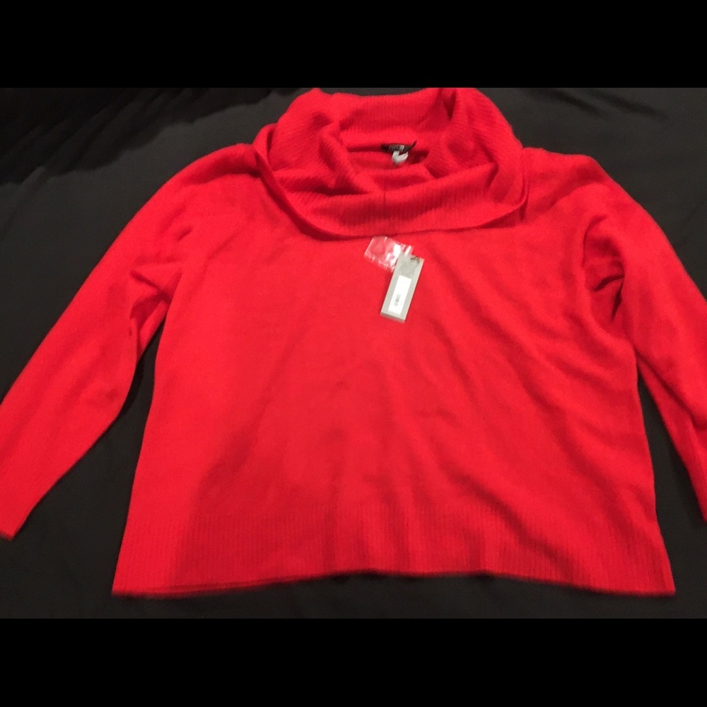 Red 100% Cashmere Sweater